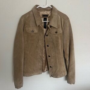Light Brown Suede Jacket